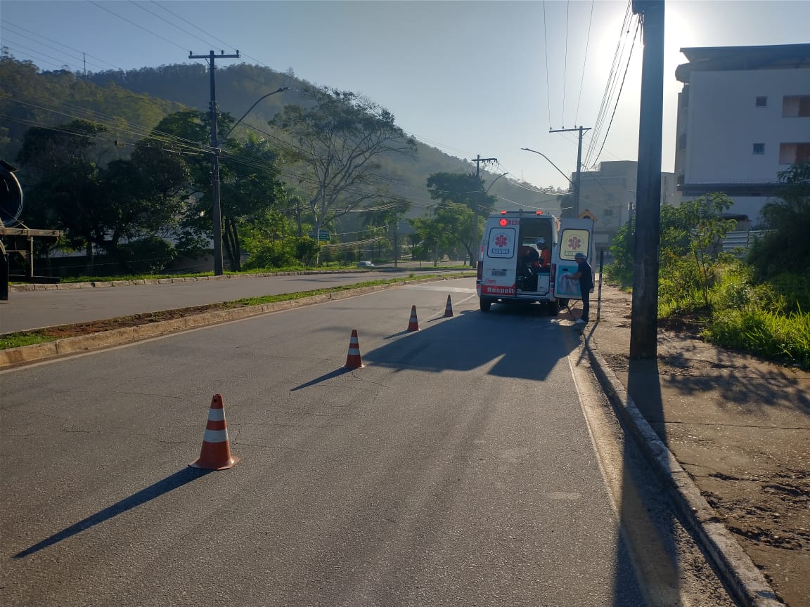 Acidente deixa motociclista ferido, neste 20 de novembro em João Monlevade